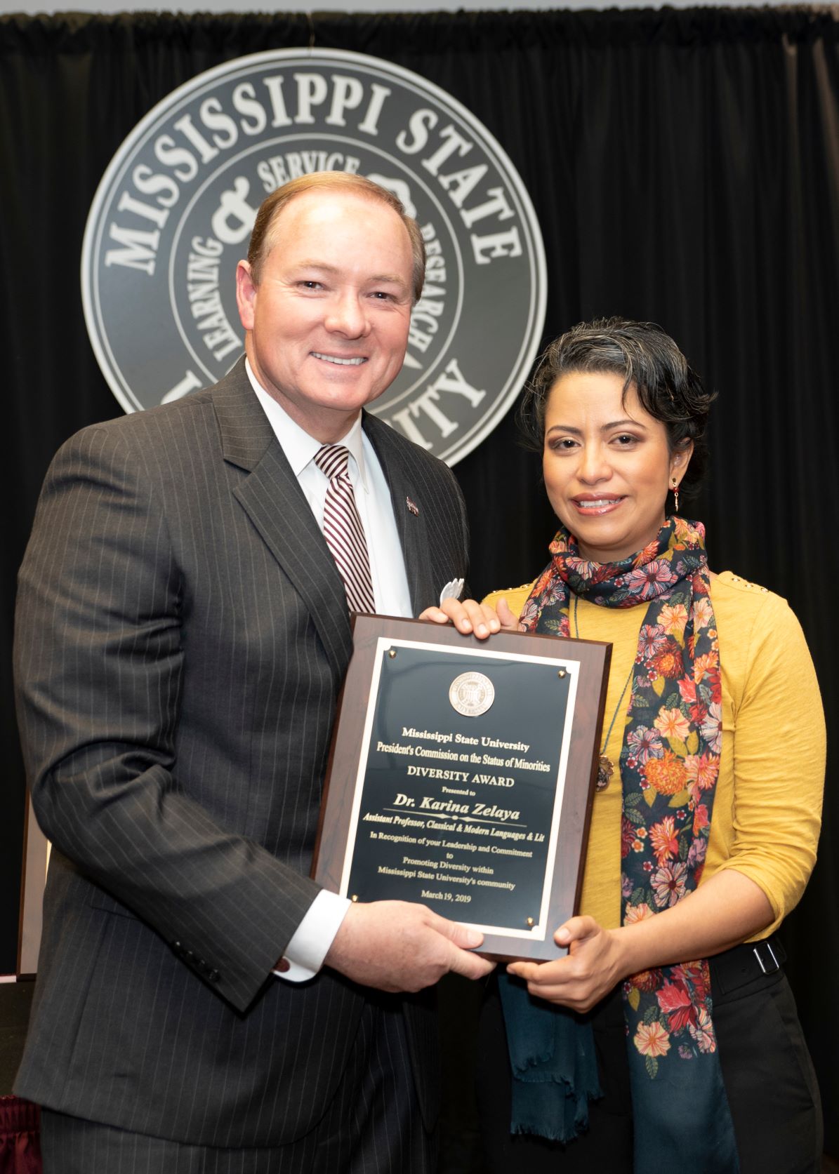 Image of Dr. Karina Zelaya wins 2019     Diversity Award