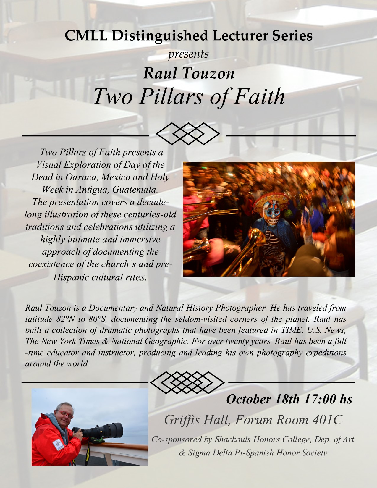 Image of Raul Touzon Lecture: Two Pillars of Faith